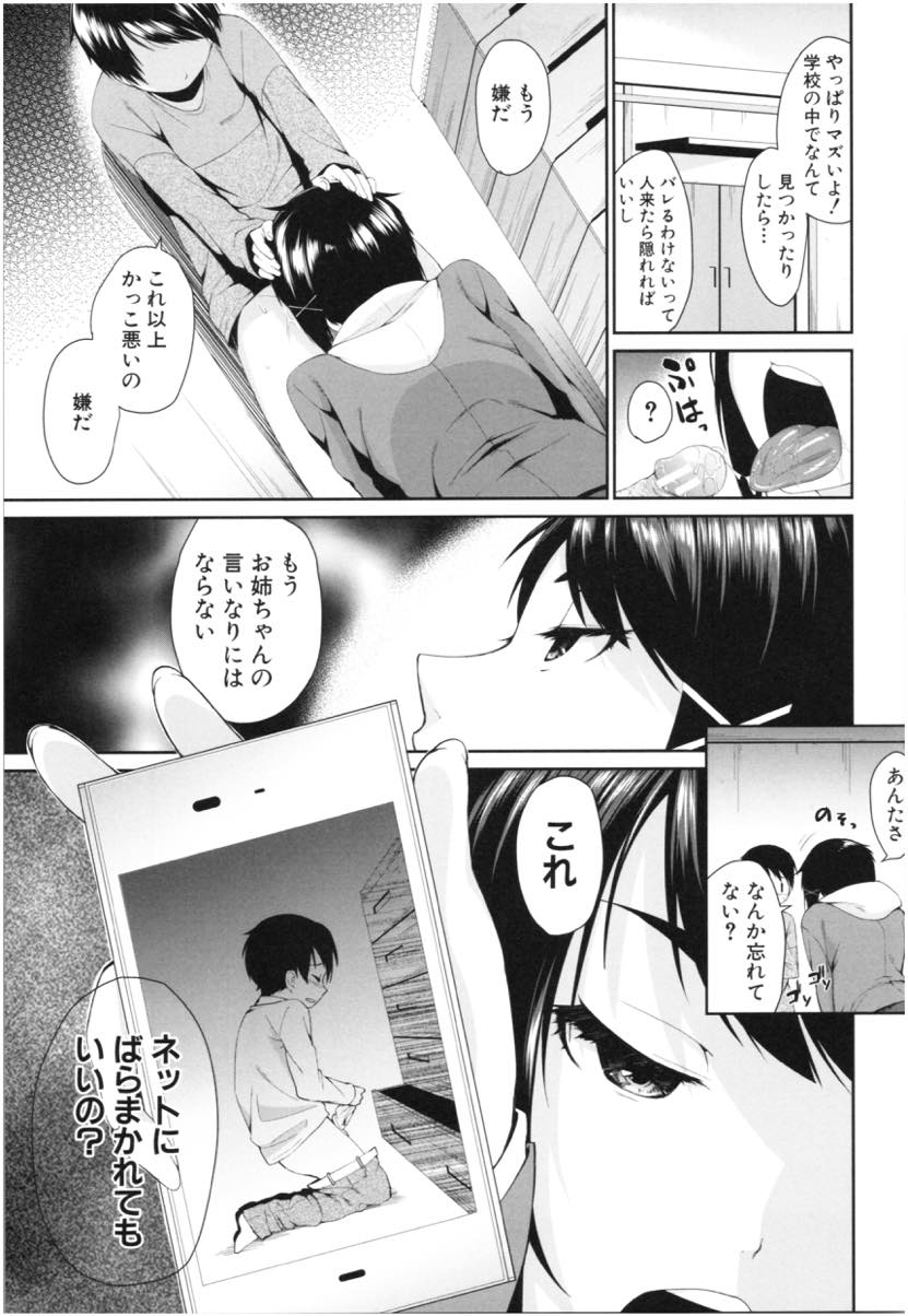 (1/3話)弟の弱みを握り扱き使う代わりにエッチなご褒美も与えるお姉ちゃん...昼休みに姉に呼び出されイかせられたら玩具扱いを辞めてくれる約束をして近親中出しセックスし燃え尽きるまで搾り取られる【黒倉エリ:お姉ちゃんの玩具】