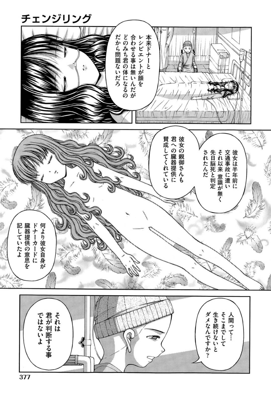 脳を移植して女の体に生まれ変わったTS美少女…自暴自棄になりながら乱暴にオナニーしたあと、売春バイトに手を出して下劣な客たちに激しく輪姦され、二穴中出し集団レイプで陵辱されまくる【KEN：チェンジリング】