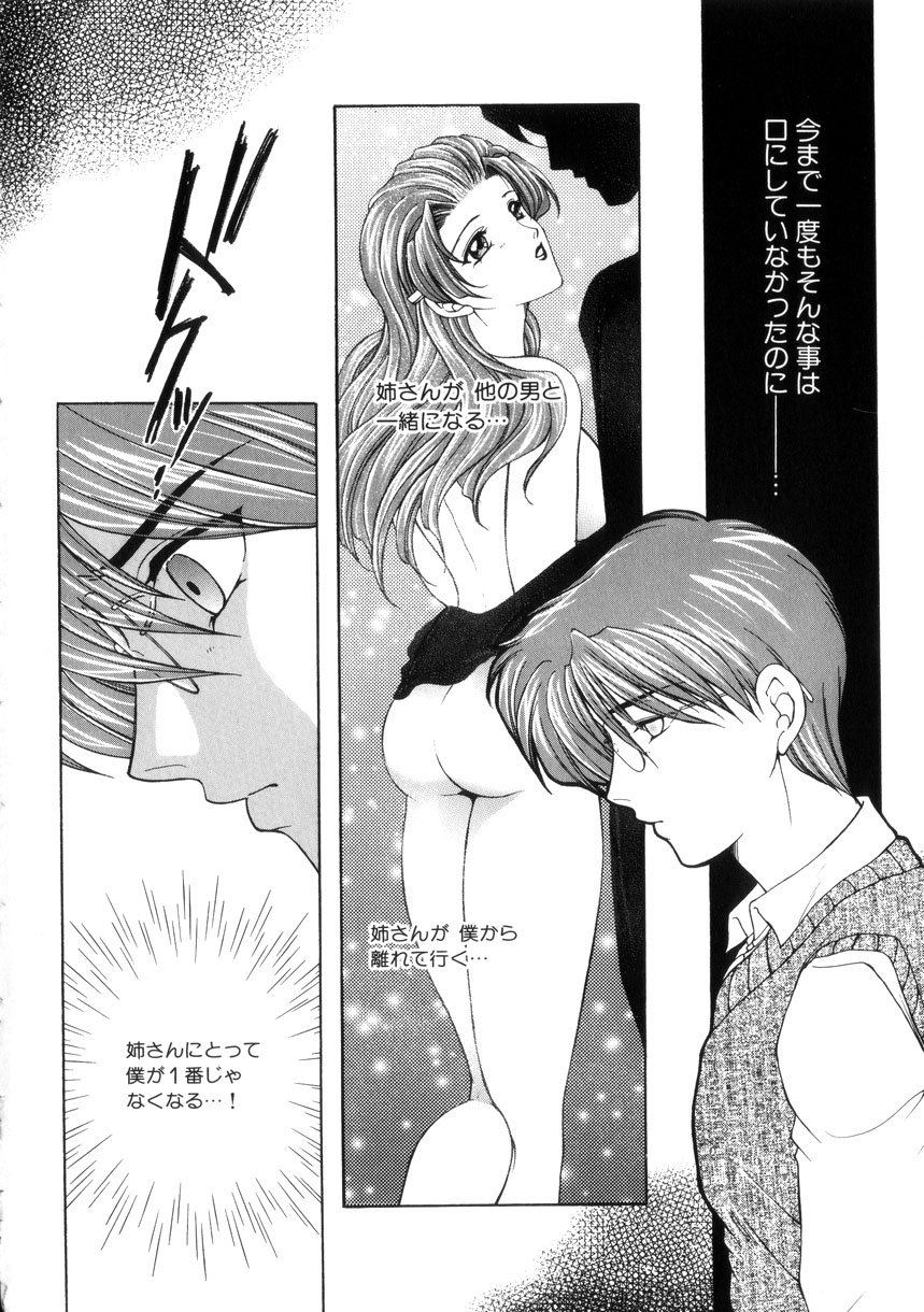 【エロ漫画】結婚することにヤキモチをやいた弟にレイプされちゃうお姉さん…おっぱい揉みや生ハメセックスで近親相姦で中出ししちゃう【安原司：激情】